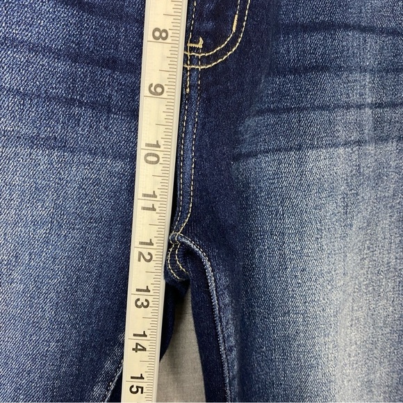 KanCan Distressed Blue Jeans Sz 30 High Rise Ankle LengthCotton Blend - Picture 9 of 11